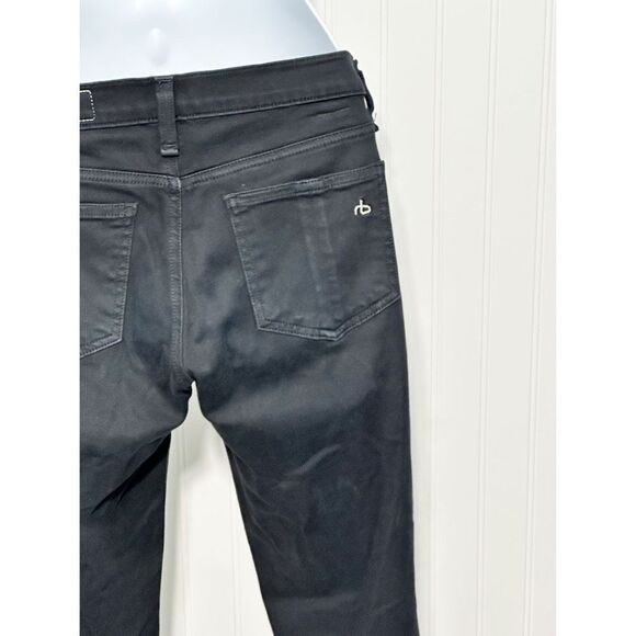 Rag & Bone Legging Jeans Women's Skinny Denim‎ Pants Black Dark Wash Size 25 - Picture 6 of 12